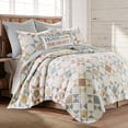 thumbnail image 3 of Levtex Home - Lottie - Almohada decorativa (30 x 61 cm) - Volante - Verde, verde azulado, blanco ocre y siena, 3 of 3