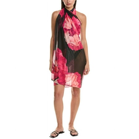 Natori womens Poppy Sheer Pareo, O/S, Red