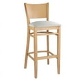 thumbnail image 3 of Home Square 43"H Solid Wood Bar Stool in Natural - Set of 2, 3 of 3