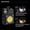 Black, variant on HOARBOEG 3500 Lumen Rechargeable LED Camping Lantern Flashlight Combo, Portable Outdoor Lighting, IPX4 Waterproof Magnetic Base Hiking Tent Lamp with LCD Power Display