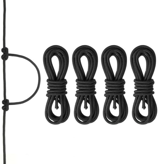 Uxcell Archery D Loop Rope String Nocking Loop Rope Serving Thread Release Material for Compound Archery Black