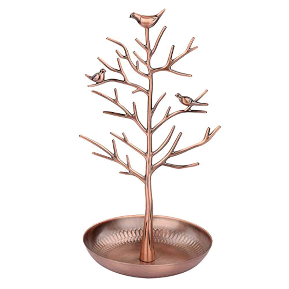 Jewelry Display Stand  For Earring Necklace Bracelets Rose Gold Display Tree 