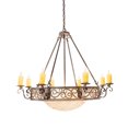 thumbnail image 3 of Meyda Tiffany 187026 Delano 10 Light 42" Wide Taper Candle Style Chandelier, 3 of 6