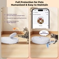 thumbnail image 6 of UBPET Smart Automatic Cat Feeder, App Control Dual Temp Cooling & Heating, Wet/Dry/Raw Food, 24H Fresh, 4-Grid Tray, Anti-Pinch, for Cats & Small Dogs 4.4-22 lbs, 6 of 8