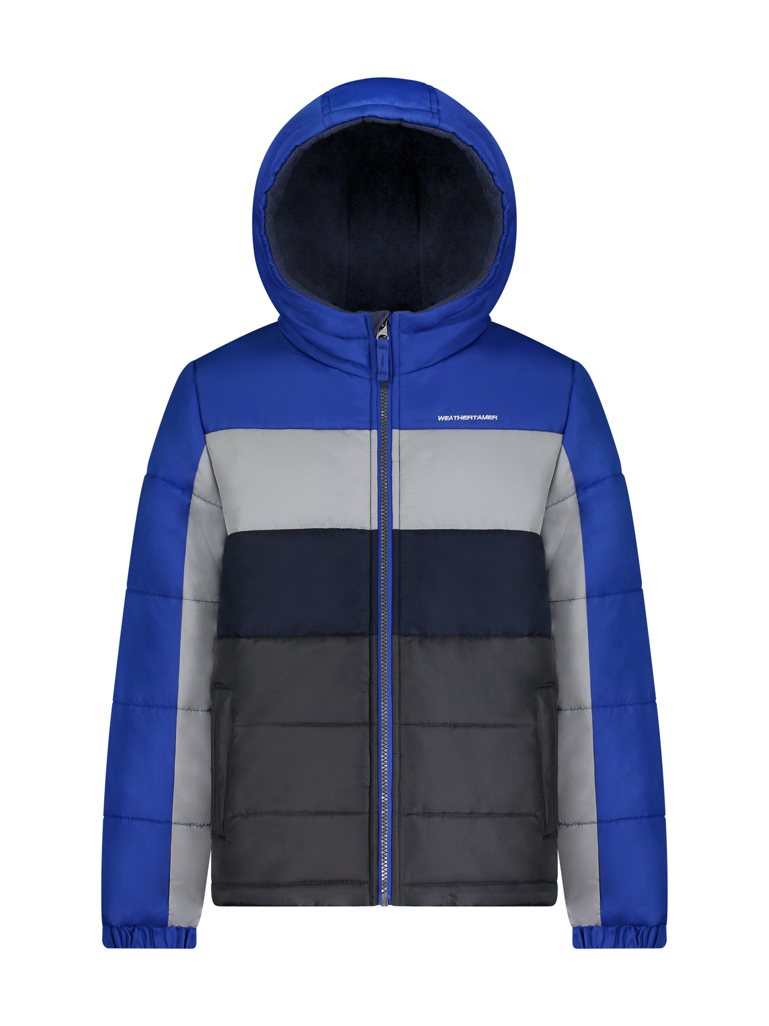 Weathertamer Boys Fleece Lined Puffer Jacket, Sizes 4-20 - image 2 of 2