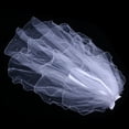 thumbnail image 4 of 1Pcs Elegant Bridal Veils For Wedding Simple Four Layer Drop Tulle Metal Design, 4 of 8