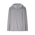 thumbnail image 6 of Mlzmgr Womens Lightweight Jackets Casual Sun Protection Long Sleeve Zip up Hooded Running Jackets Solid Color Outwear(3X-Large,Gray), 6 of 6