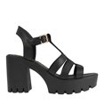 thumbnail image 2 of SANDALIAS DAMA STYLO 142-01 SIMIPIEL NEGRO Stylo  142-01, 2 of 4