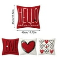 PYPESEEWY Cheap Dark Green Pillow Cases Red Valentine'S Day Pillowcase