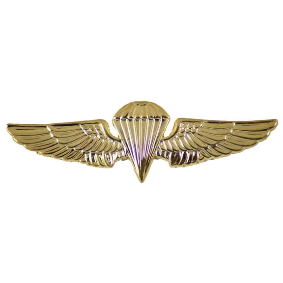 MARINE JUMP WINGS HAT PIN (Gold)