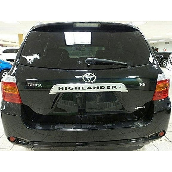 BDTrims | Rear Door Plastic Letters Inserts fits Highlander Models (Black)