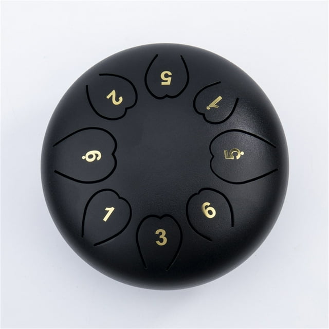 ddioayh Tambour de 6 Pouces avec Langue en Acier, Tambour à Disque, Instrument de Percussion
