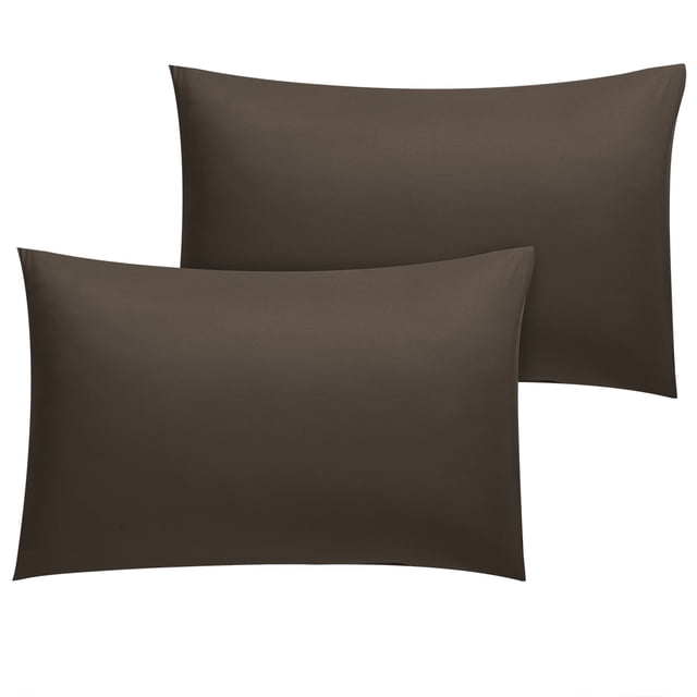 Unique Bargains Soft 1800 Series Microfiber Long Pillowcases 2pcs