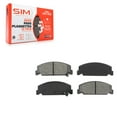 thumbnail image 1 of SIM Front Semi-Metallic Disc Brake Pads SIM-273 for Car Honda Civic del Sol CRX Accord, 1 of 8