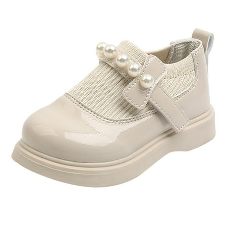 

Rovga Girls Toddler Little Kid Big Kid Dress Flat Ballerina Shoe Leather Shoes Comfort Dress Shoes Single Shoes Casual Kid Shoes
