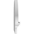 thumbnail image 4 of Ekena Millwork 50"W x 19-3/8"H x 2-3/4"P Elliptical Smooth Architectural Grade PVC Combination Pediment, 4 of 7