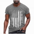 thumbnail image 3 of NOLDARES Casual Mens Short Sleeve Graphic Tees Crewneck Printed T-Shirts Summer Beach Daily Wear Tops(Grey,XL), 3 of 5
