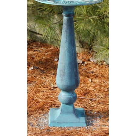 Rome Cast Iron Baluster Pedestal, Antique, 20"