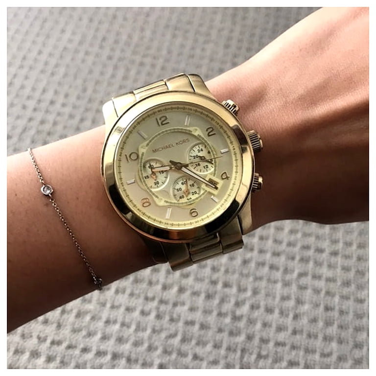 Michael Kors Men's Classic Gold Dial Watch - MK8077 - Walmart.com