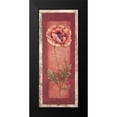 thumbnail image 2 of Gladding, Pamela 10x18 Black Modern Framed Museum Art Print Titled - Red Door Poppy, 2 of 5