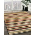 thumbnail image 3 of Ahgly Company Machine Washable Indoor Rectangle Abstract Fall Leaf Brown Green Area Rugs, 2' x 3', 3 of 7