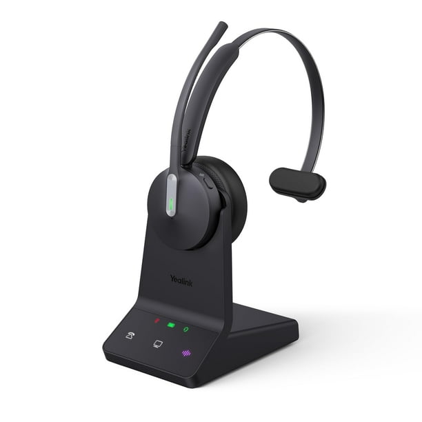 Auriculares inalámbricos Yealink WH64 DECT Bluetooth de 185 m de alcance
