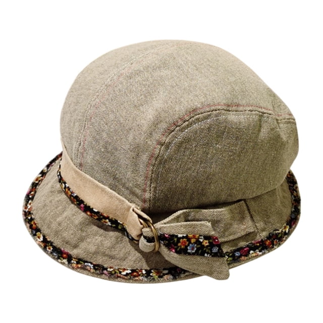 Mujeres sombrero de pescador Sombrero de verano para viajar en ciclismo de compras para acampar