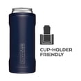 thumbnail image 5 of BruMate Hopsulator Slim Double-walled Stainless Steel Insulated Can Cooler for 12 Oz Slim Cans, Rainbow Titanium, 5 of 5