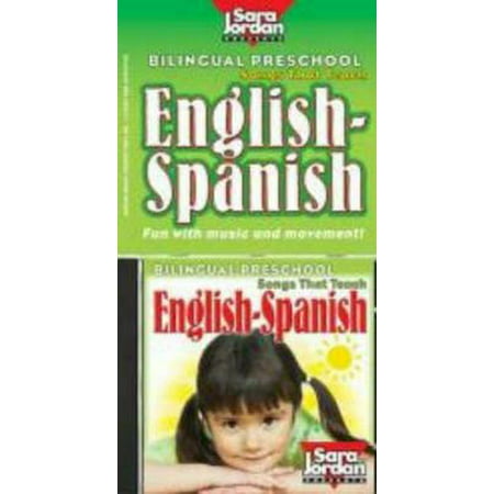 Sara Jordan Publishing Bilingual Preschool English-Spanish Cd/Book