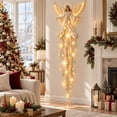 thumbnail image 3 of Angel Blessing Starfall Wall Light,Heavenly Christmas Wall Decor, Cascading Star Resin Decoration with Warm Glow, 32 Inch, For Bedroom Home,Guardian Gift for Women, 3 of 7
