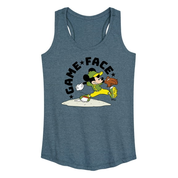Disney - Game Face Baseball - Women's Racerback Tank Top