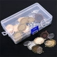 thumbnail image 3 of JZROCKER 60 Pcs Pendant Trays Kit Metal Flat Pendant Blank Trays Bezel Oval Cabochon Base, 3 of 7