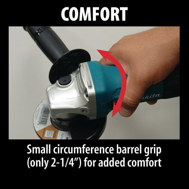Makita GA4030 4" 120V 6A Corded Angle Grinder with Tool Case