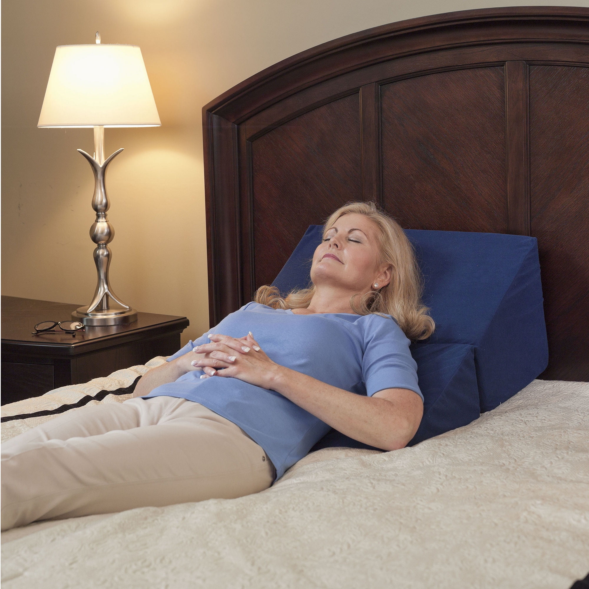 Drive Medical Folding Foam Bed Wedge Pillow Easy To Clean
