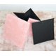 thumbnail image 4 of Taburete de almacenamiento de muebles de terciopelo plegable con caja de almacenamiento otomana rosa Sincero Hogar, 4 of 5