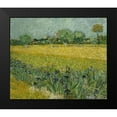 thumbnail image 2 of van Gogh, Vincent 13x12 Black Modern Framed Museum Art Print Titled - Field with flowers near Arles, 2 of 5