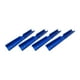 thumbnail image 1 of 4 piezas de rieles en T para carpintería, ranuras en T, accesorios profesionales para carpintería universales Azul, 1 of 8