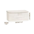 thumbnail image 3 of Weloille Home Large Capacity Foldable Storage Box 1 Piece, Beige Zippered Storage Container for Clothes and Toys, and Spacious Storage Box for Organization, 3 of 6