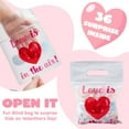 thumbnail image 5 of Joyfy 36 Pcs Valentine's Day Cellophane Bag with Designs,Candy Goody Treat Gifts Bags for Kids Classroom,Valentine Bags for Kids, 5 of 8