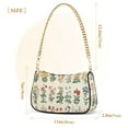 thumbnail image 3 of FORMRS Womens Shoulder Bag with Chain Strap Clutch Purse Cute Tote Handbag, Red Floral, 3 of 7