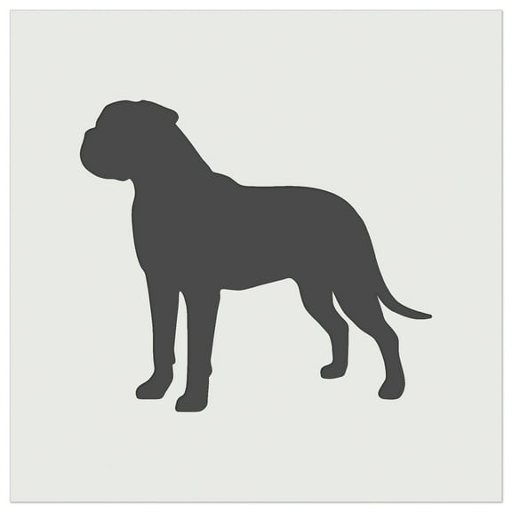 Bullmastiff Dog Solid DIY Cookie Wall Craft Stencil - 5.5 Inch