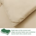 thumbnail image 7 of Reversible Duvet Insert, All-Season Microfiber Duvet Insert, Twin,Beige, 7 of 7