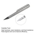 thumbnail image 4 of Uxcell 1/8" Shank 0.1mm Tip 40 Degree Solid Carbide Wood Engraving CNC Router Bit 4 Pack, 4 of 5