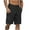 Black, variant on Havenre Mens Cargo Shorts - Stretch Tech Double Knit Fleece Lightweight Stretch Athletic Shorts with Elastic Waistband Drawcord & Multi-Pockets Beige XXL