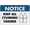 Warning Sign 3, variant on Multi Hazard Site Safety Notice 8 Points 2 Column 8"x12", Aluminum Tin Warning Signs for Home Outdoor Garden, High-Visibility Safety Sign for Construction