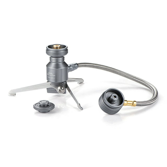 Adaptador Trípode Adaptador de recipiente de butano Conector de estufa de gas plegable Conector de s CAMPINGMOON Adaptador
