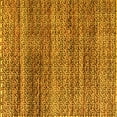 thumbnail image 1 of Ahgly Company Machine Washable Indoor Square Abstract Yellow Modern Area Rugs, 7' Square, 1 of 4