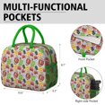 thumbnail image 6 of Womens Gray Football Elements Pattern Lunch Box for Work,Insulated Lunch Bag for Women,Loncheras Para Mujer,Leakproof Adult Lunch Bag for Work,Beach,Travel,Picnic,Camping, 6 of 7