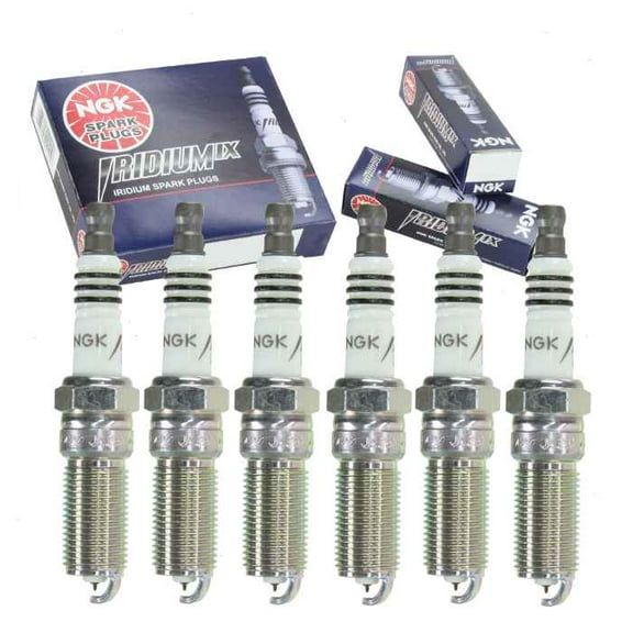 6 pc NGK Iridium IX Spark Plugs compatible with Cadillac XTS 3.6L V6 2014-2015