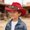 A13--Red, variant on Western Cowboy Hat Tibetan Western Cowboy Hat Hat With Upturned Brim Parent Child Sun Hat Dance Hat Birthday Party Hat 3-8 Years